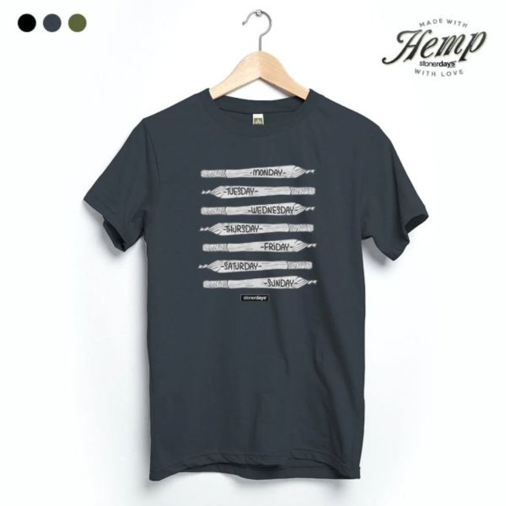 All Day Everyday Hemp Tee - Smoke Grey